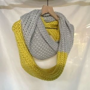LOFT ~ Large Wrap Around Scarf, color block